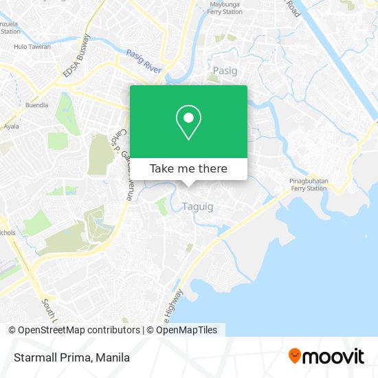 Starmall Prima map