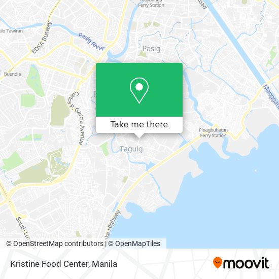 Kristine Food Center map