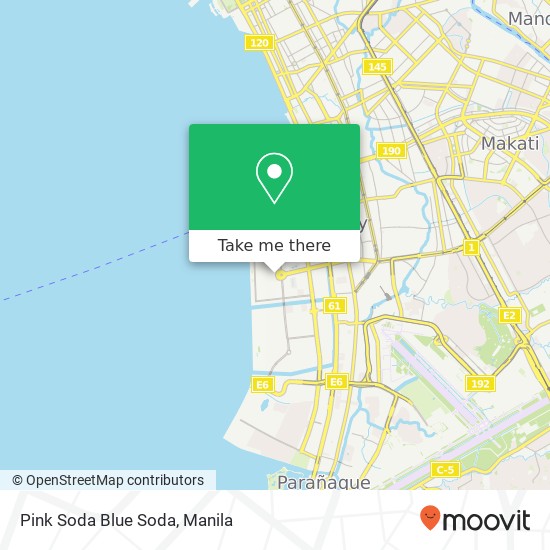Pink Soda Blue Soda, Pacific Dr Barangay 76, Pasay City map