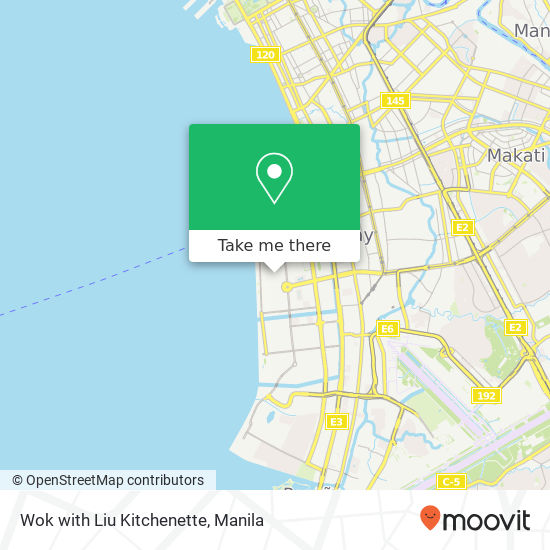 Wok with Liu Kitchenette, Sunset Ave Barangay 76, Pasay City map