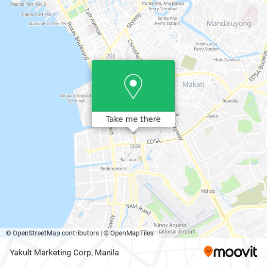 Yakult Marketing Corp map