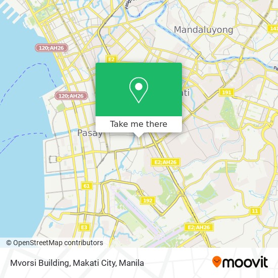 Mvorsi Building, Makati City map