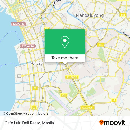 Cafe Lulu Deli-Resto map