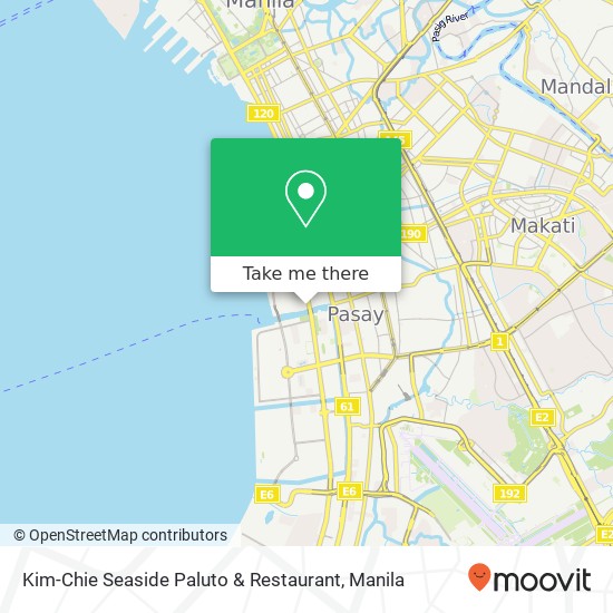 Kim-Chie Seaside Paluto & Restaurant, Barangay 76, Pasay City map