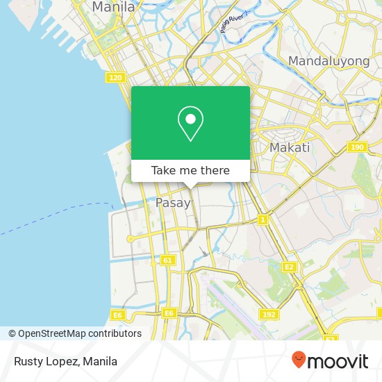 Rusty Lopez, Taft Ave Barangay 93, Pasay City map