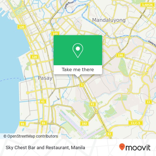 Sky Chest Bar and Restaurant map