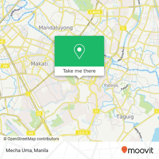 Mecha Uma, 25th St Western Bicutan, Taguig City map