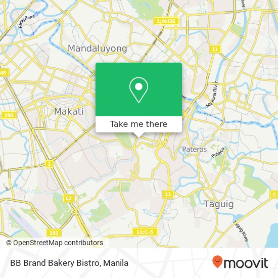 BB Brand Bakery Bistro, 25th St Western Bicutan, Taguig City map