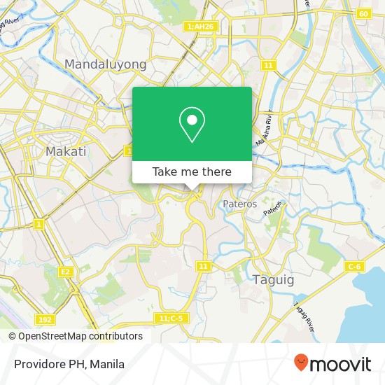 Providore PH, 26th St Western Bicutan, Taguig City map