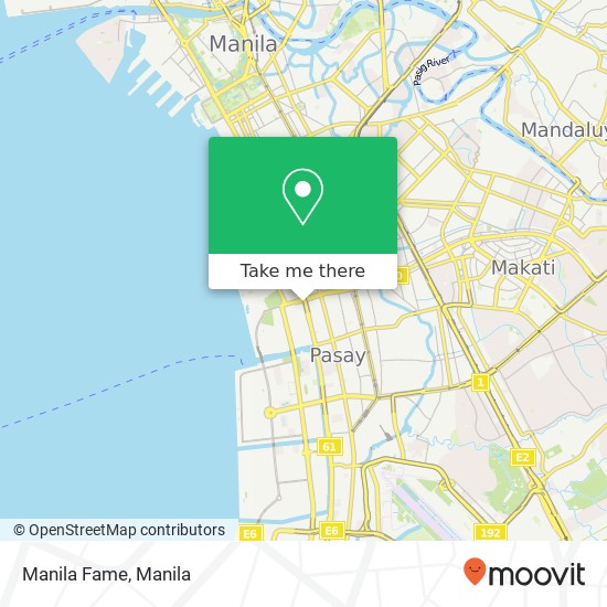 Manila Fame map