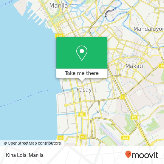 Kina Lola, F. B. Harrison Barangay 27, Pasay City map