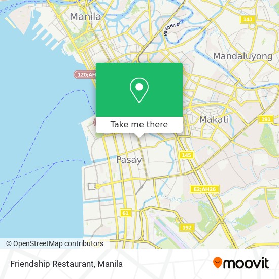 Friendship Restaurant map