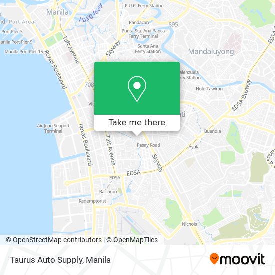 Taurus Auto Supply map