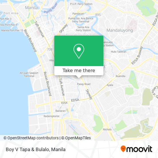 Boy V Tapa & Bulalo map