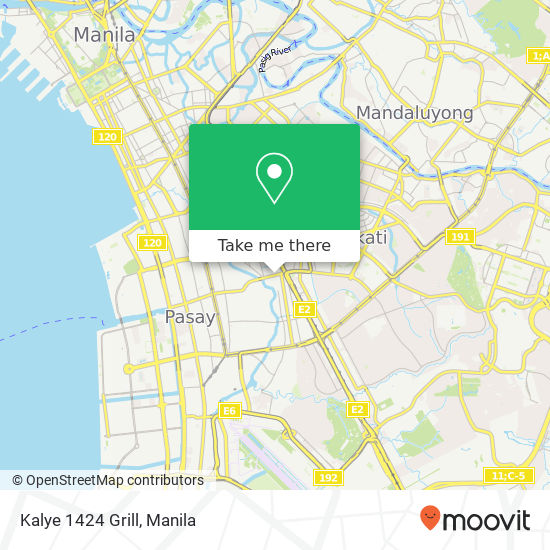 Kalye 1424 Grill, Arnaiz Ave Pio del Pilar, Makati map