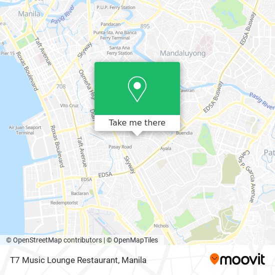 T7 Music Lounge Restaurant map
