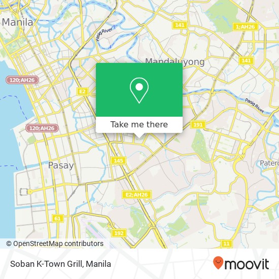 Soban K-Town Grill map