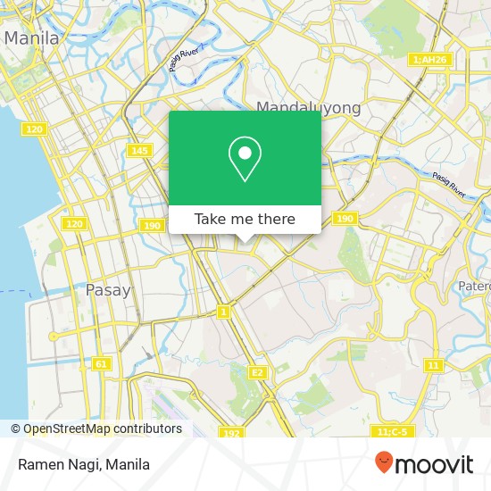 Ramen Nagi, Greenbelt Ext San Lorenzo, Makati map