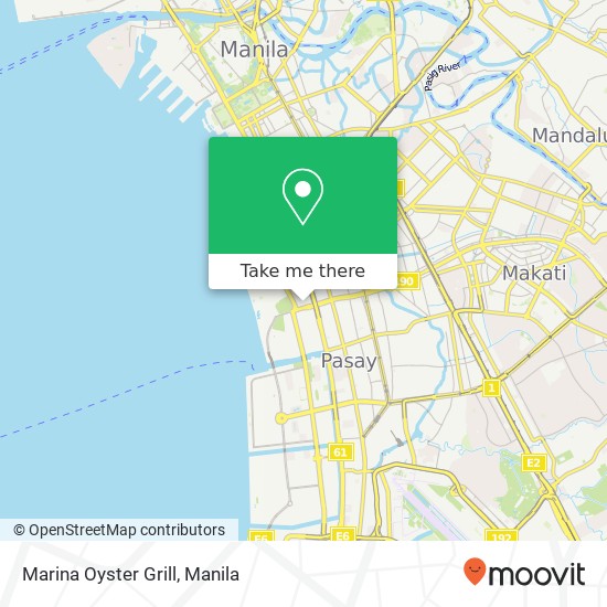 Marina Oyster Grill, Barangay 76, Pasay City map