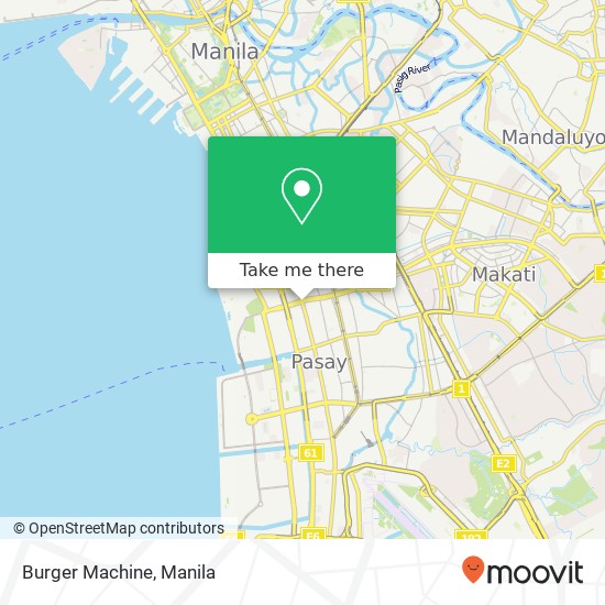 Burger Machine, Sen. Gil Puyat Ave Barangay 10, Pasay City map