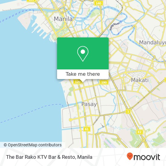 The Bar Rako KTV Bar & Resto map