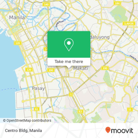 Centro Bldg, Sotto San Lorenzo, Makati map