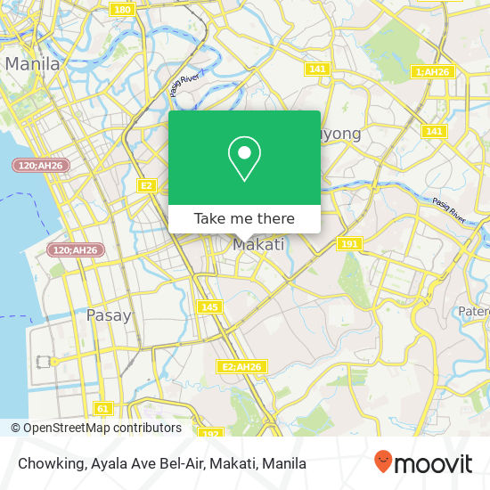 Chowking, Ayala Ave Bel-Air, Makati map