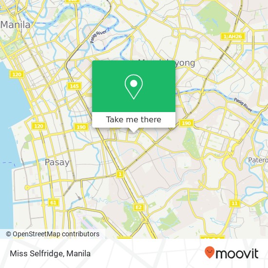 Miss Selfridge, San Lorenzo, Makati map