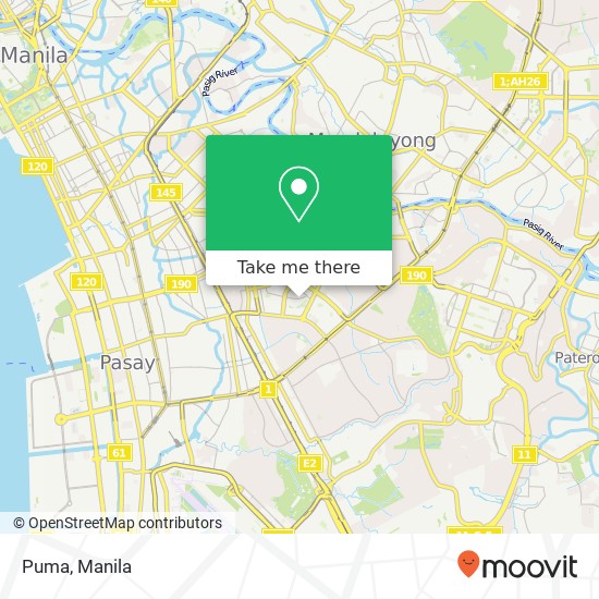 Puma, San Lorenzo, Makati map