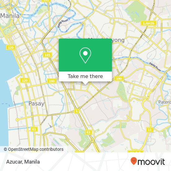 Azucar, San Lorenzo, Makati map