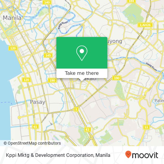 Kppi Mktg & Development Corporation, Nieva San Lorenzo, Makati map
