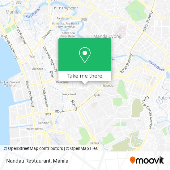 Nandau Restaurant map