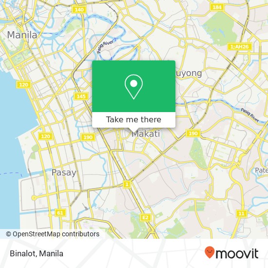 Binalot, Dela Rosa Access Rd 2 San Lorenzo, Makati map