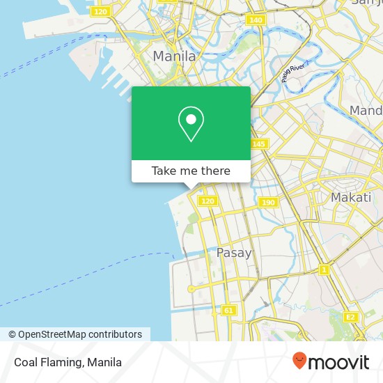 Coal Flaming, Barangay 76, Pasay City map