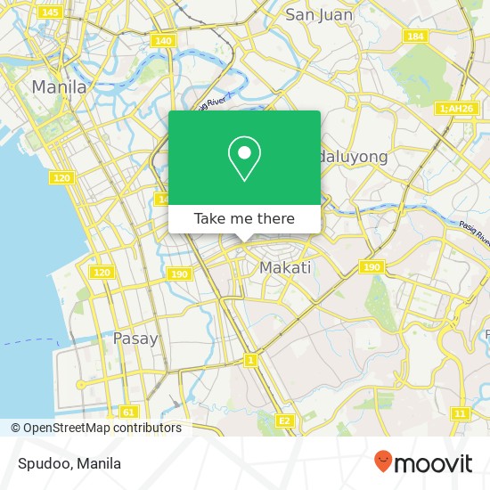 Spudoo, Sen. Gil Puyat Ave Bel-Air, Makati map