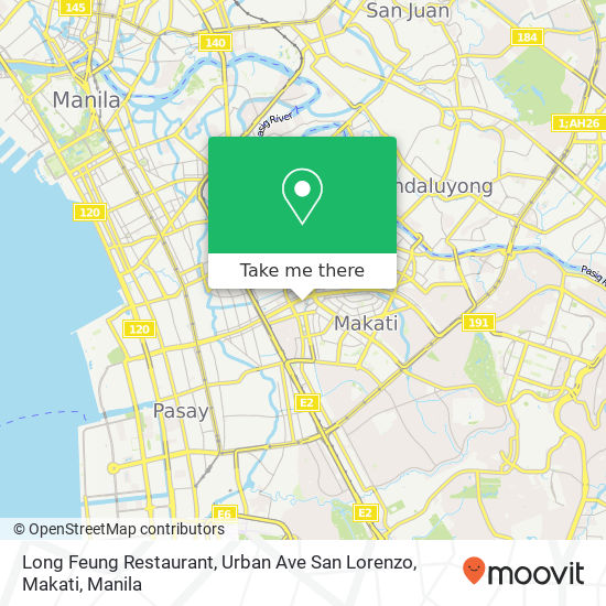 Long Feung Restaurant, Urban Ave San Lorenzo, Makati map