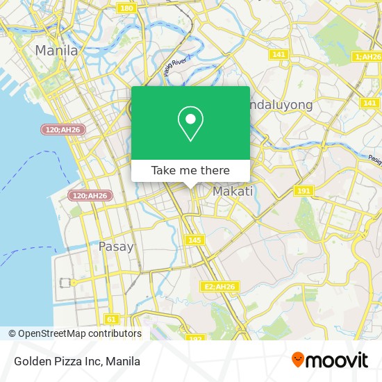 Golden Pizza Inc map