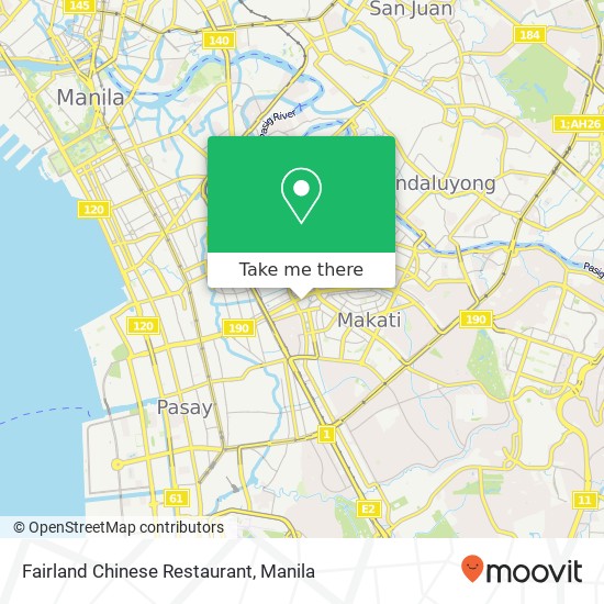 Fairland Chinese Restaurant, Urban Ave San Lorenzo, Makati map