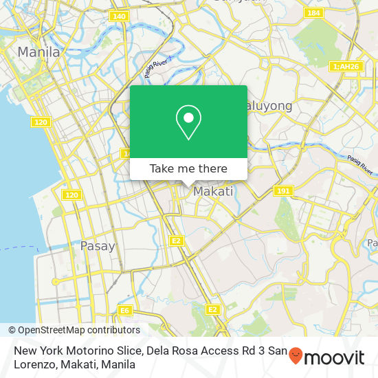 New York Motorino Slice, Dela Rosa Access Rd 3 San Lorenzo, Makati map