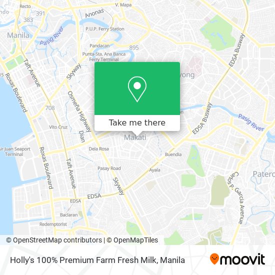 Holly's 100% Premium Farm Fresh Milk map