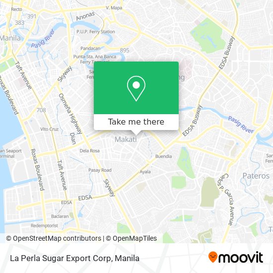 La Perla Sugar Export Corp map