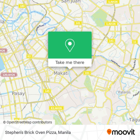 Stephen's Brick Oven Pizza map