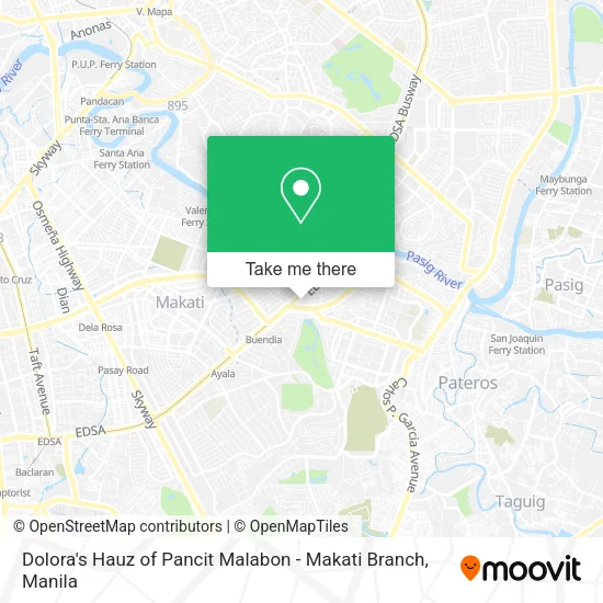 Dolora's Hauz of Pancit Malabon - Makati Branch map