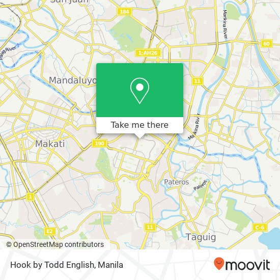 Hook by Todd English, 9th Ave Western Bicutan, Taguig City map