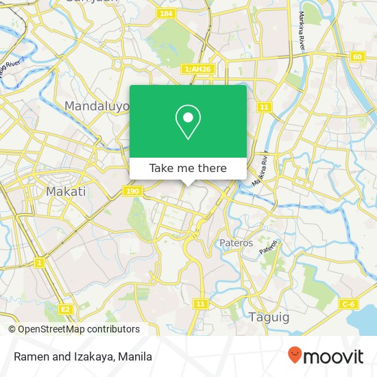Ramen and Izakaya, Western Bicutan, Taguig City map
