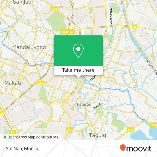 Yin Nan, Plaza Dr West Rembo, Makati map