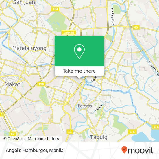 Angel's Hamburger, A. Mabini St West Rembo, Makati map