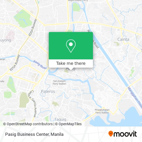 Pasig Business Center map