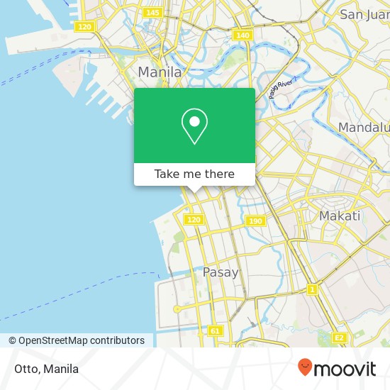 Otto, F. B. Harrison Barangay 719, Manila map