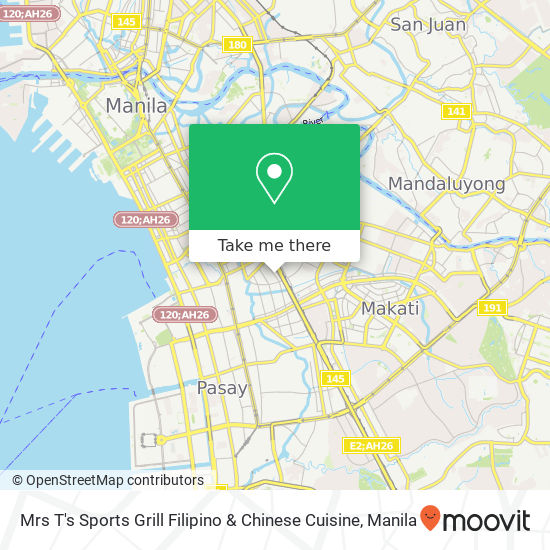 Mrs T's Sports Grill Filipino & Chinese Cuisine map
